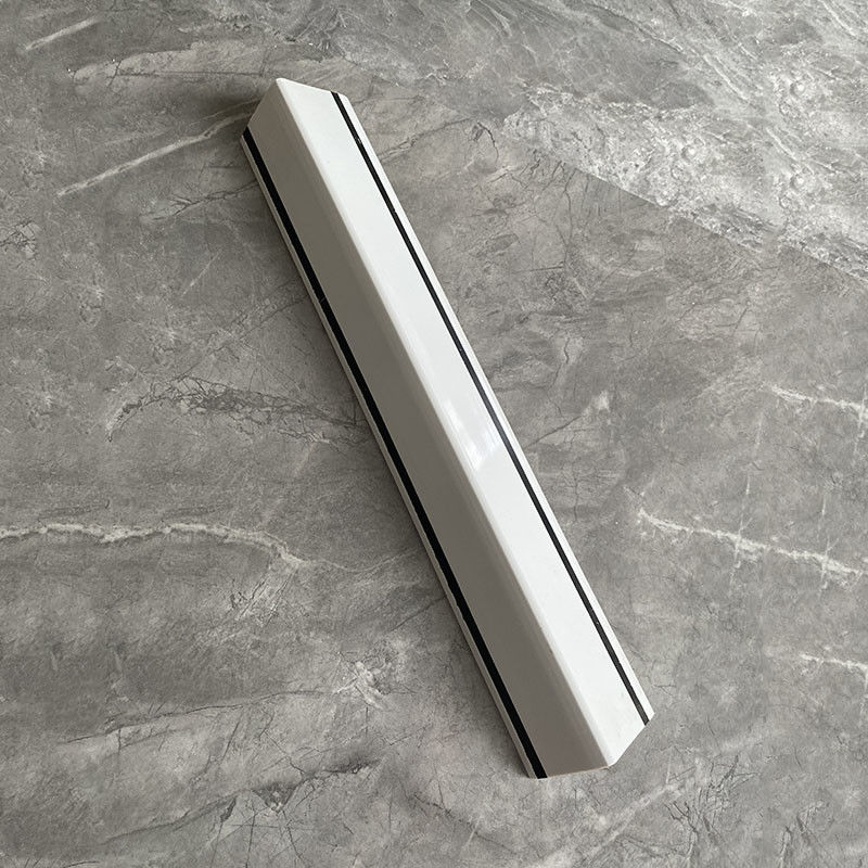 Anchura 40*40m m del ajuste de la esquina del borde del panel de pared del PVC 30*30m m 25*25m m