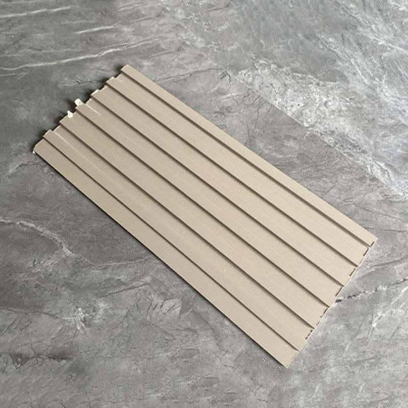 3D tablero decorativo casero que echa a un lado de madera del revestimiento WPC de la pared del grano WPC